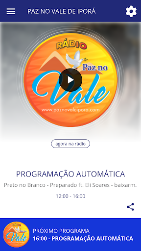 Android application PAZ NO VALE DE IPORÁ screenshort