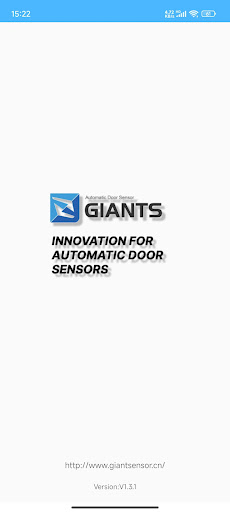 Android application Giants Sensor screenshort