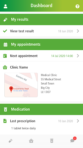 Android application EmERGE mHealth 3.0 screenshort