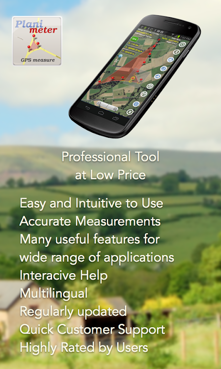 Planimeter - GPS area measure - New - (Android)
