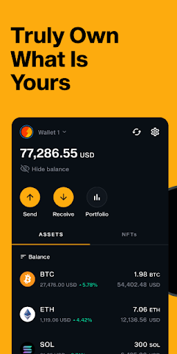Android application NGRAVE LIQUID - Crypto app screenshort