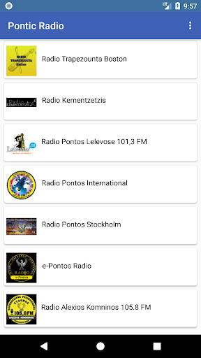 Android application Pontic Radio screenshort