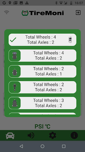 TireMoni TPMS Screen 3