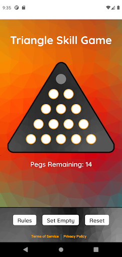 Triangle Skill Game Screen 2