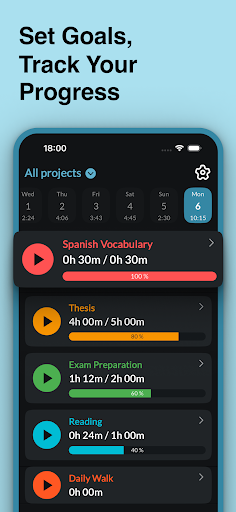 Android application Pomodoro Timer - Time Balance screenshort