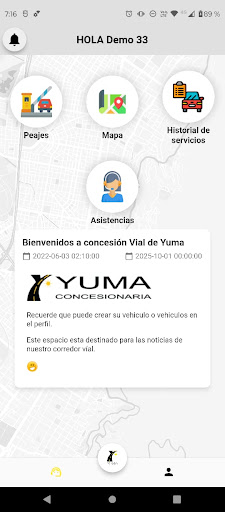 Optra Yuma Cliente Screen 3