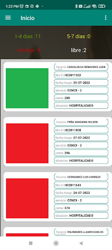 SIGEHO MOVIL Screen 3