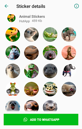 Animal Stickers for WhatsApp
