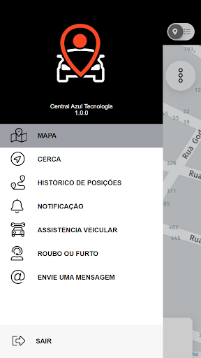 Android application Localizando Rastreamento screenshort