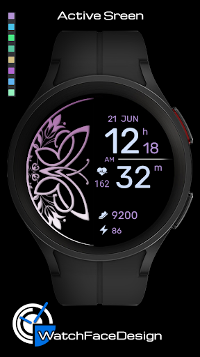 WaTchG007: Digital watch face Screen 2