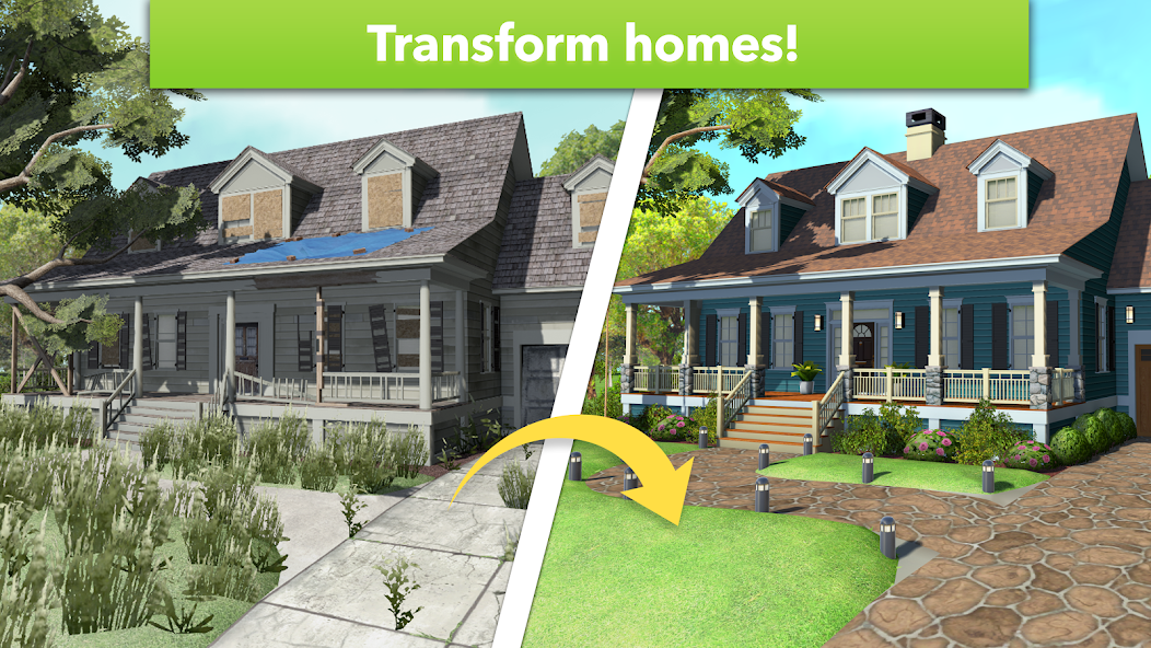 Home Design Makeover 4.8.7 APK + Mod (Unlimited money) untuk android