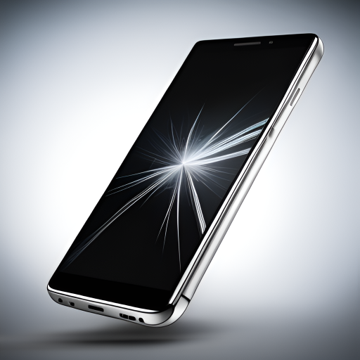 broken screen phone prank logo