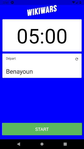 Android application Wikiwars screenshort