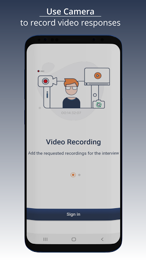Android application Video Recruit screenshort