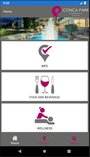 Android application Conca Park Sorrento screenshort