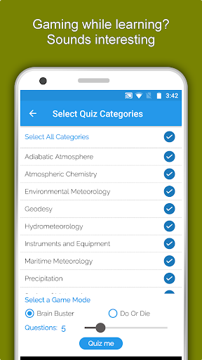 Screenshot of Meteorology Dictionary Offline
