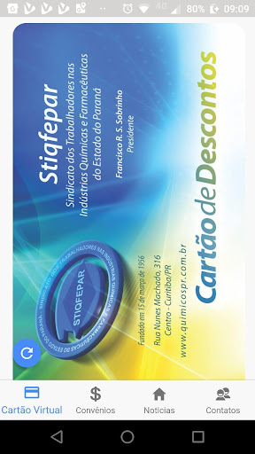 Android application Clube Stiqfepar screenshort