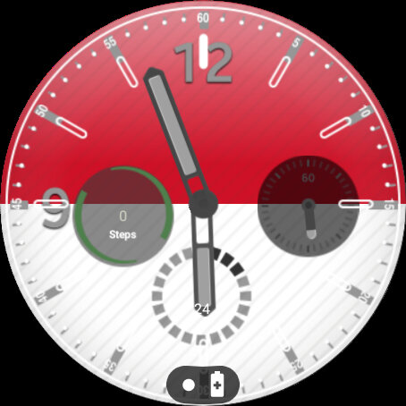 Indonesia Flag Watchface Screen 3