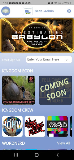 Android application Kingdom In Context screenshort