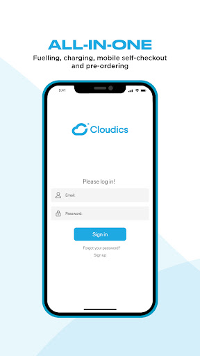 Android application Cloudics screenshort
