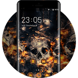 Fire Skulls Live Wallpaper for Vivo V5/ V5 Plus icon