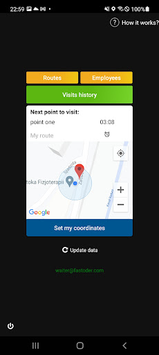 Android application Control security guard patrol screenshort