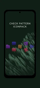 Check Pattern Neon Icon Pack