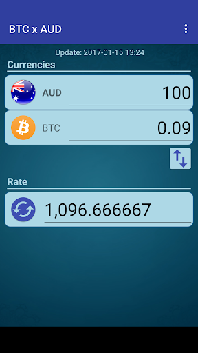 Bitcoin x Australian Dollar Screen 2