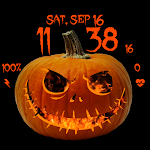 screenshot of GS Halloween Animated Face