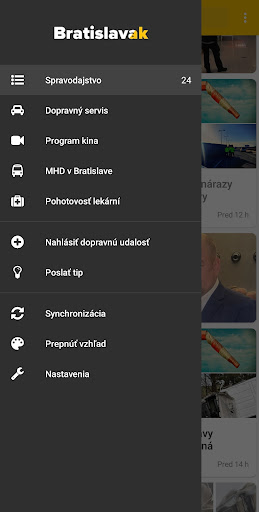Android application Bratislavak screenshort
