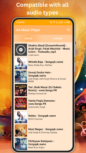 AA Music Player Screen 2