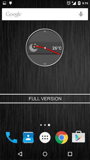Slate Clock & Weather Screen 2