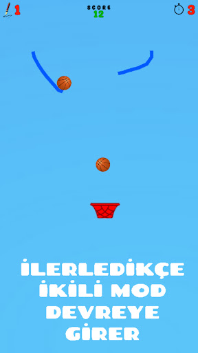 Android application Draw To Basket screenshort