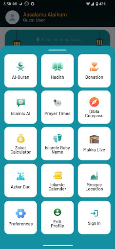 App screenshot