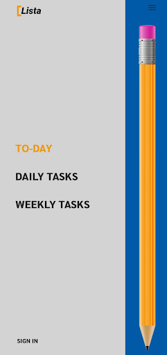 Android application Lista - Slickest ToDo List screenshort