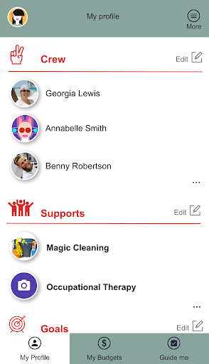 Android application UCQ NDIS Planning screenshort