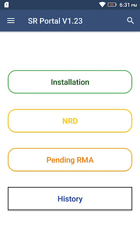 Trimble SR Portal Screen 2