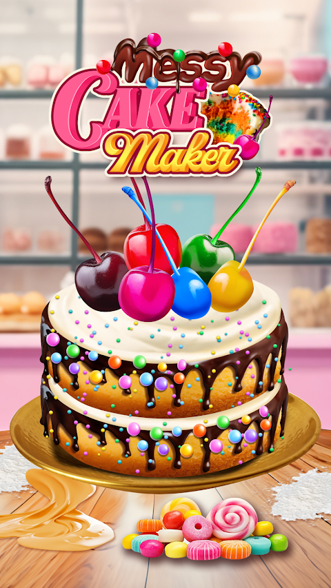 Messy Cake Maker Cooking Gamesのおすすめ画像1