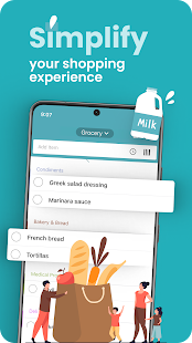 Grocery List App - Out of Milk Screenshot