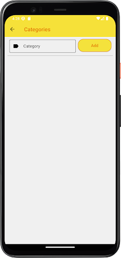 My list Screen 3