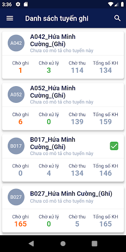 Android application W-CRM screenshort