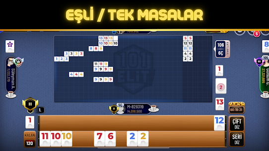 101 Yüzbir Okey Elit 3