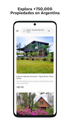 Android application Casas Argentina screenshort
