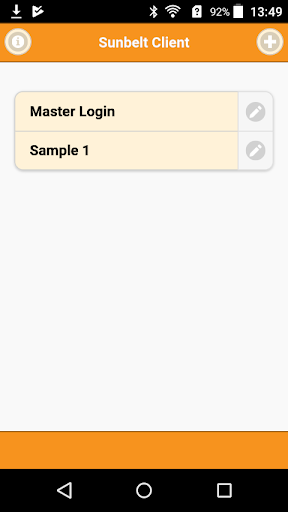 Android application PlbWebCliLite screenshort