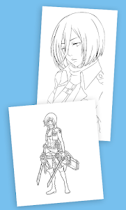 How to draw Attack on Titan