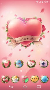 Love Story GO Launcher Theme For PC installation