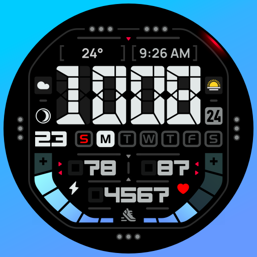 SH063 Watch Face, WearOS watch logo