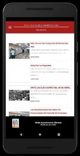 Sindicato Autonomía Obrera Screenshot 2 - AppWisp.com