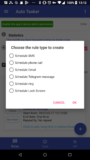 Auto Tasker Screen 2
