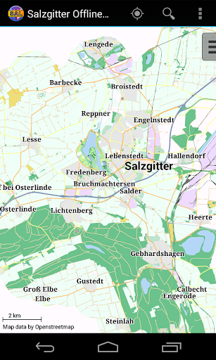 Android application Salzgitter Offline City Map screenshort